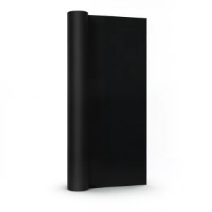 Wallpaper Plain Design Size 15.6m × 106 cm Black Color