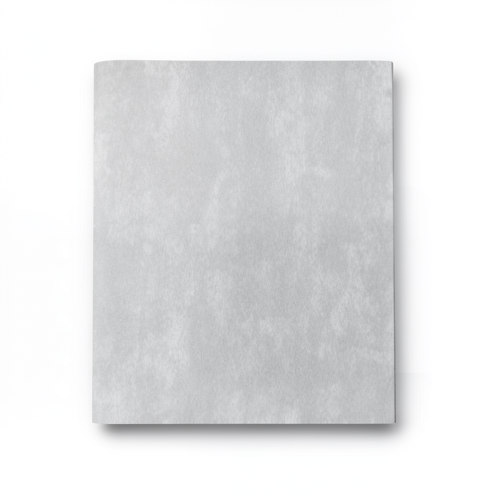 Plain Vinyl Wallpaper 15.6m x 106cm Light Gray Velvet
