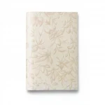 Floral wallpaper, vinyl cover, length 15.6 m, width 106 cm, beige color
