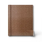 Wallpaper Dotted Design Size 15.6m × 106cm Brown with White