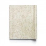 Floral wallpaper, vinyl cover, length 15.6 m, width 106 cm, beige color