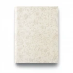 Floral wallpaper, vinyl cover, length 15.6 m, width 106 cm, light beige color
