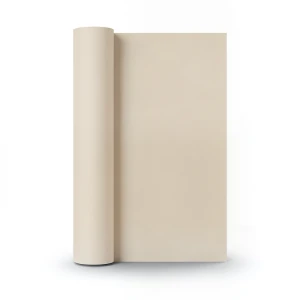 Plain Vinyl Wallpaper 15.6m Length, 106cm Width, Matte Beige