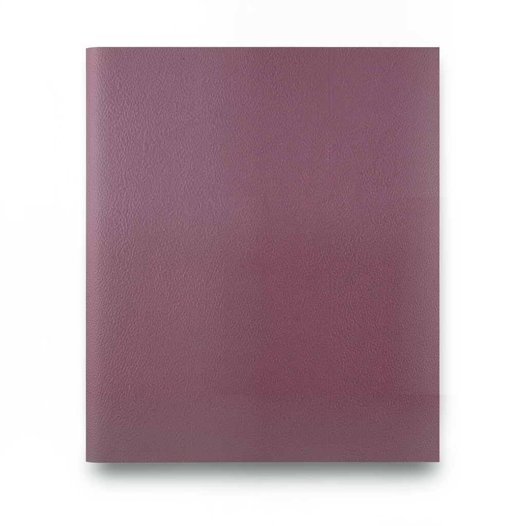 Plain Vinyl Wallpaper 15.6m x 106cm Light Burgundy