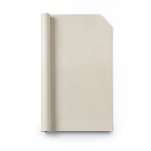 Plain Vinyl Wallpaper 15.6m Length, 106cm Width, Matte Beige