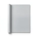 Plain Vinyl Wallpaper 15.6m×106cm Light Gray