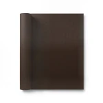 Plain Vinyl Wallpaper 15.6m x 106cm Dark Brown