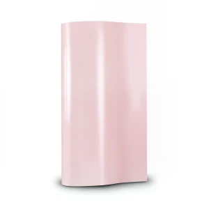 Plain Vinyl Wallpaper 15.6m x 106cm Shiny Light Pink