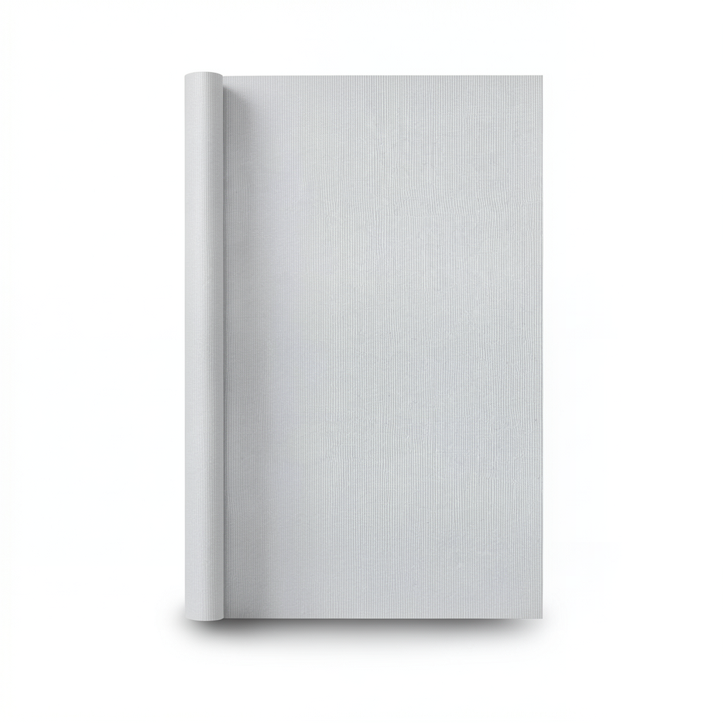 Plain Vinyl Wallpaper 15.6m×106cm Light Gray