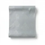 Wallpaper, Tree-Patterned Design, Cadet Grey Color, Size 15.6m×106cm