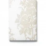 Wallpaper, Leaf-Patterned Design, beige Color, Size 15.6m×106cm