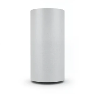 Plain Vinyl Wallpaper 15.6m×106cm Light Gray, Roll