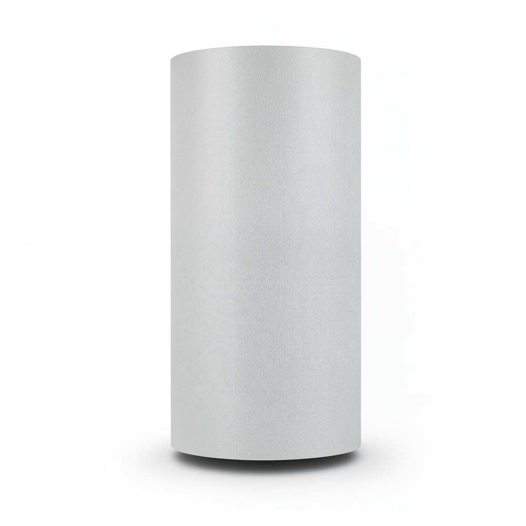 Plain Vinyl Wallpaper 15.6m×106cm Light Gray, Roll