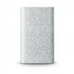 Leaf-Patterned wallpaper, vinyl cover, length 15.6 m, width 106 cm, gray color