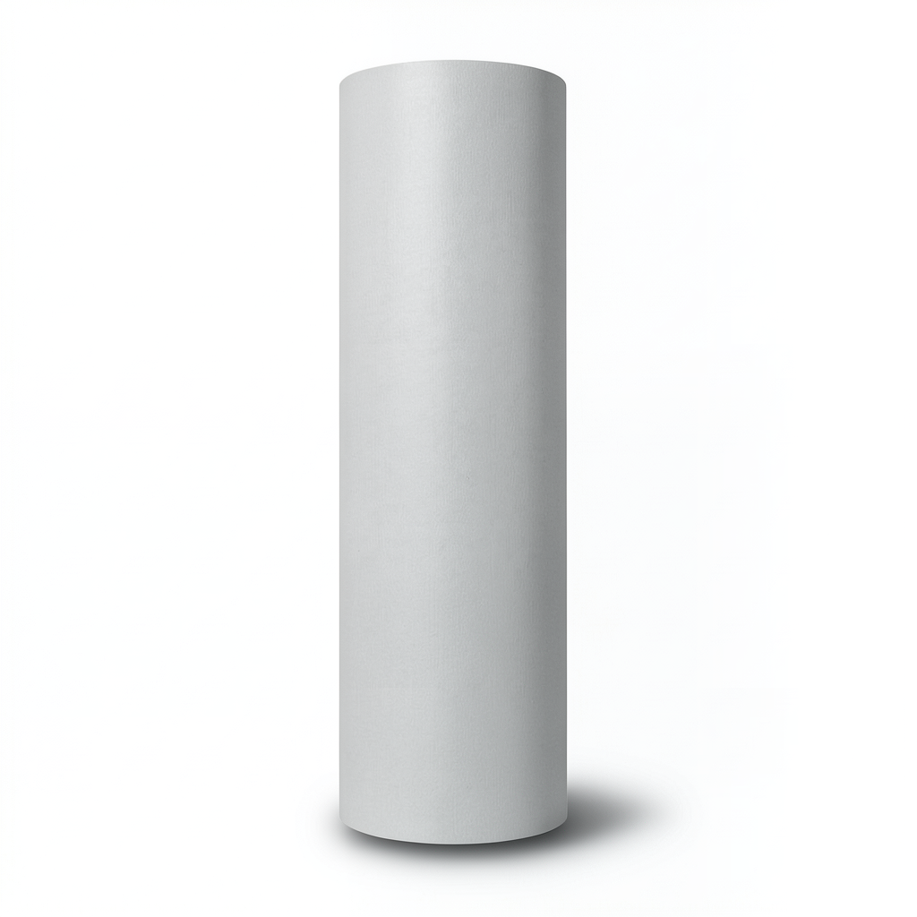 Plain Vinyl Wallpaper 15.6m x 106cm Light Gray