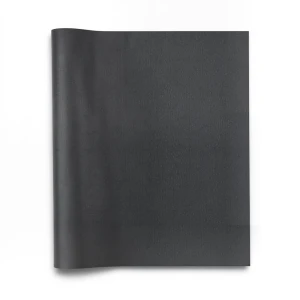 Plain Vinyl Wallpaper 15.6m×106cm, Dark Gray Color