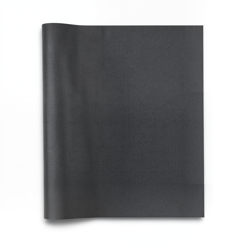 Plain Vinyl Wallpaper 15.6m×106cm, Dark Gray Color