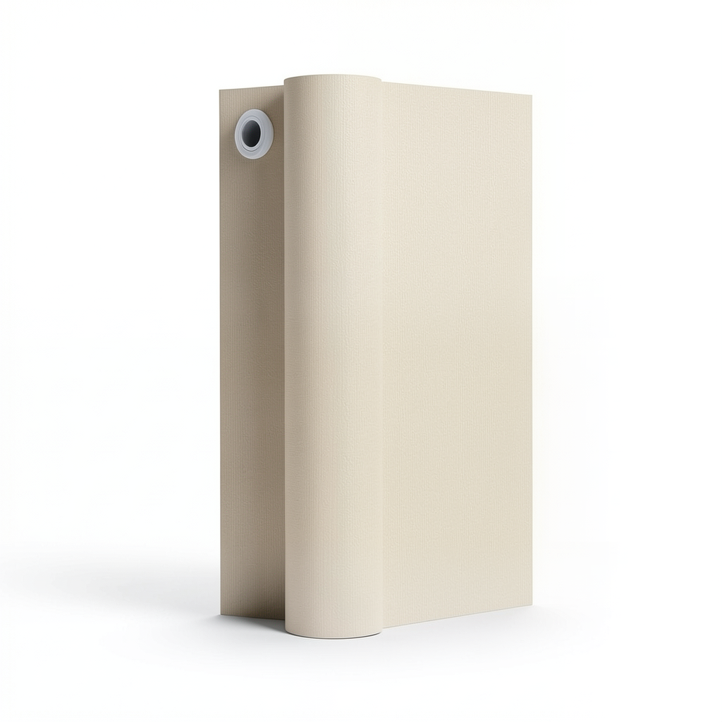Plain Wallpaper 15.6m × 106cm Beige Color