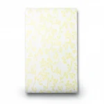   Wallpaper, Tree-Patterned Design, White and yellow Color, Size 15.6m×106cm