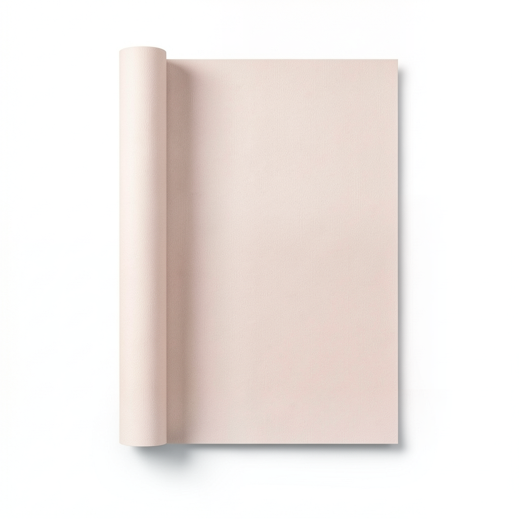 Plain Wallpaper 15.6m × 106cm Pink Beige Color