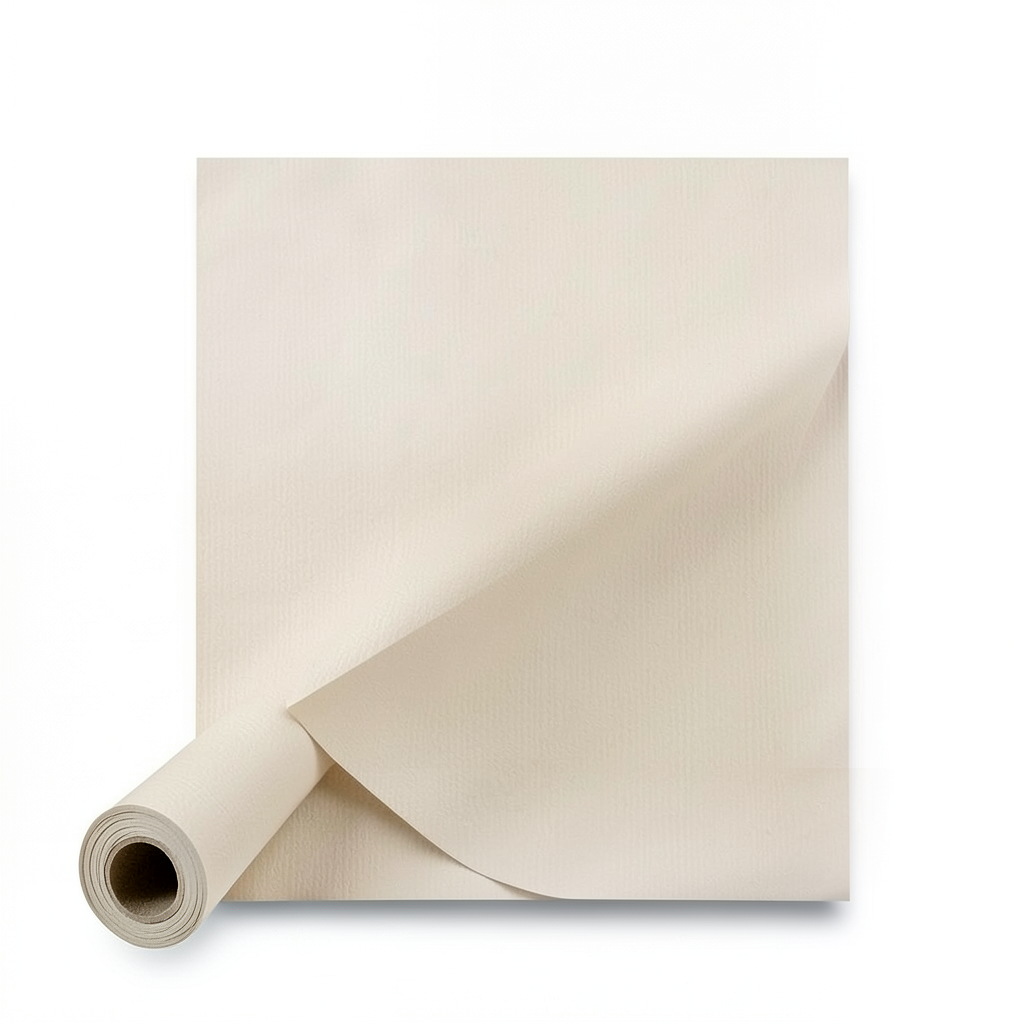 Plain Wallpaper 15.6m × 106cm Beige Color