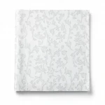   Wallpaper, Tree-Patterned Design, Snow white grey Color, Size 15.6m×106cm