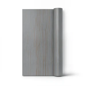 Plain Wallpaper 15.6m×106cm Gray with Brown Veins