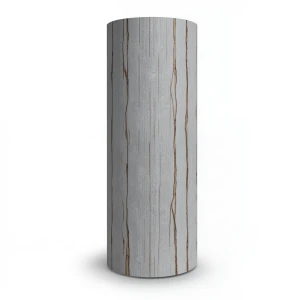 Plain Wallpaper 15.6m×106cm Gray with Brown Veins