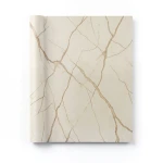 Plain Wallpaper 15.6m×106cm Beige with Brown Veins
