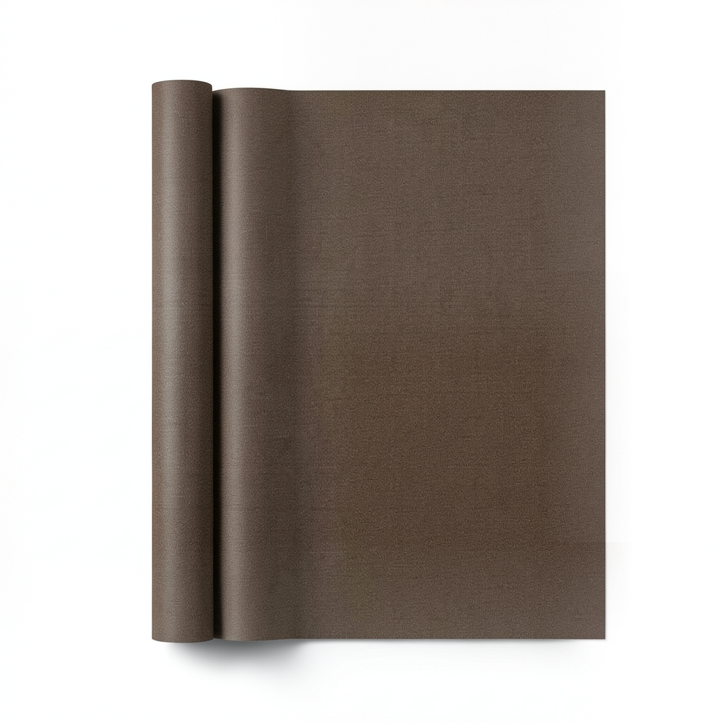 Plain Wallpaper Brown Color Size 15.6m×106cm