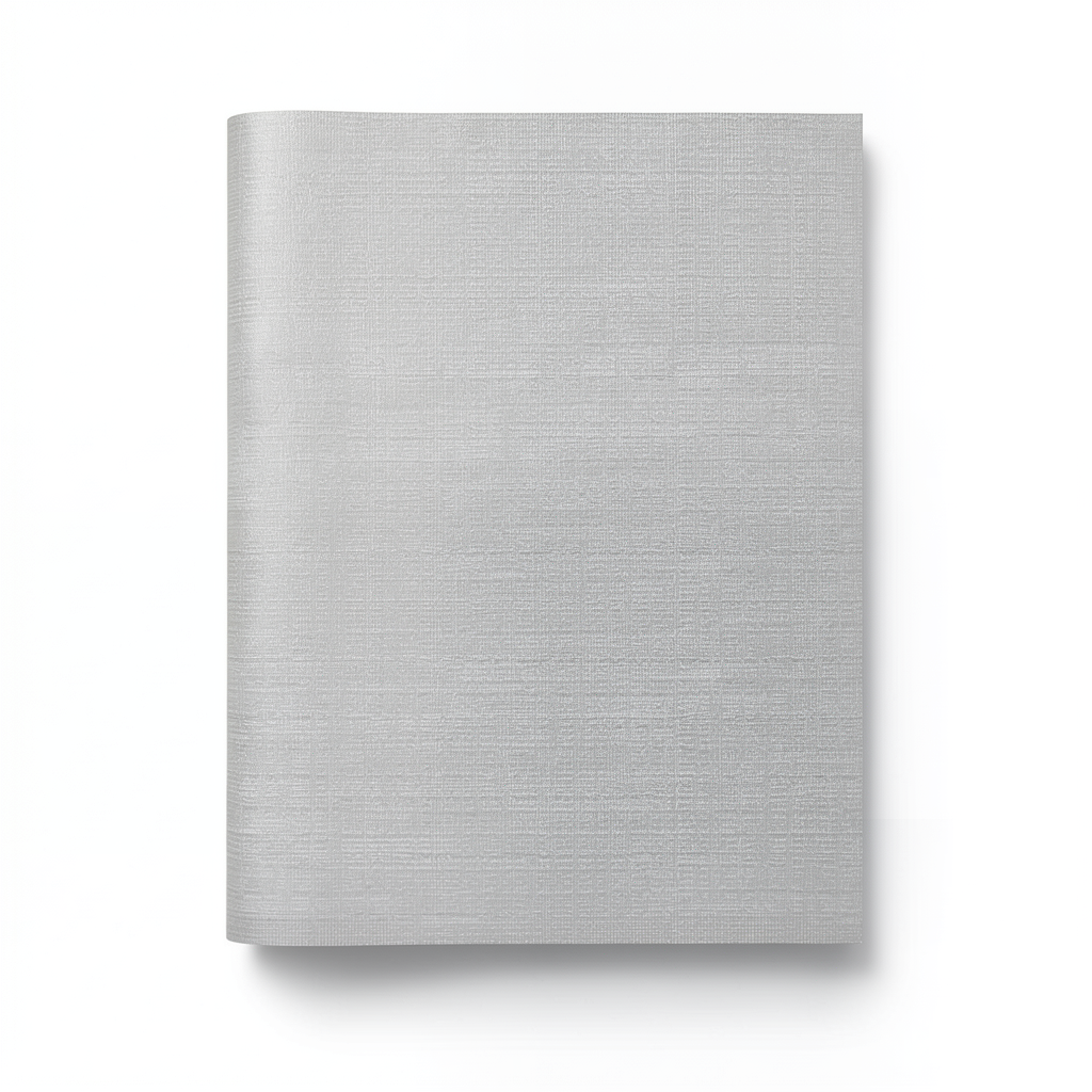Plain Wallpaper Sandy Silver Color Size 15.6m×106cm