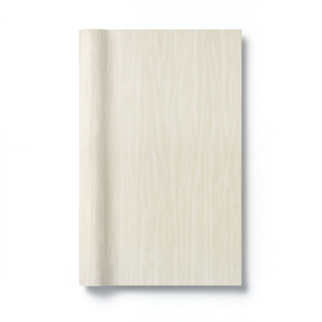 Plain Vinyl Wallpaper 15.6m×106cm Beige Blond Color