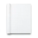 Plain Vinyl Wallpaper 15.6m x 106cm, White Lace Color