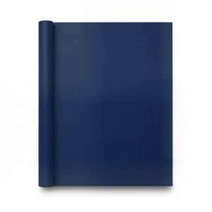 Plain Vinyl Wallpaper 15.6m x 106cm Dark Sky Blue
