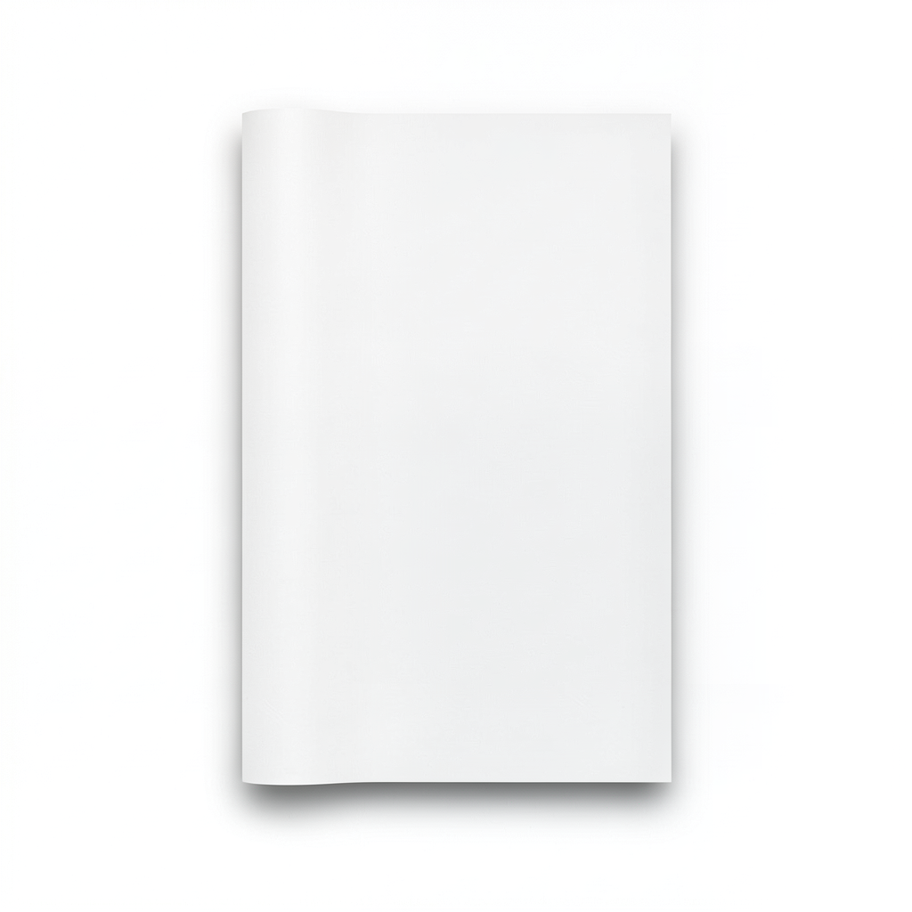 Plain Vinyl Wallpaper 15.6m x 106cm White Color