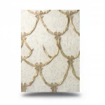 Italian Wall Covering Beige Color, Length 10m, Width 1.06m, Model 85064