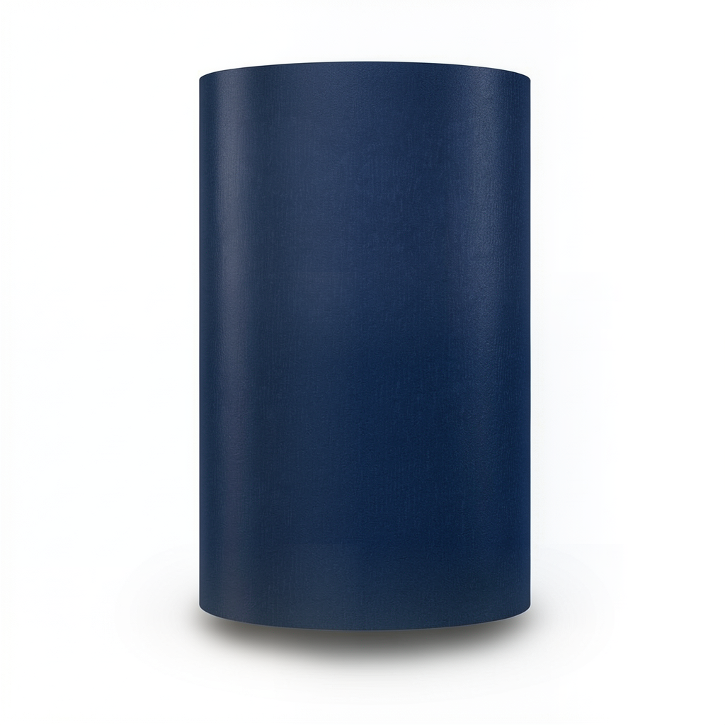 Plain Vinyl Wallpaper 15.6m×106cm Navy Blue