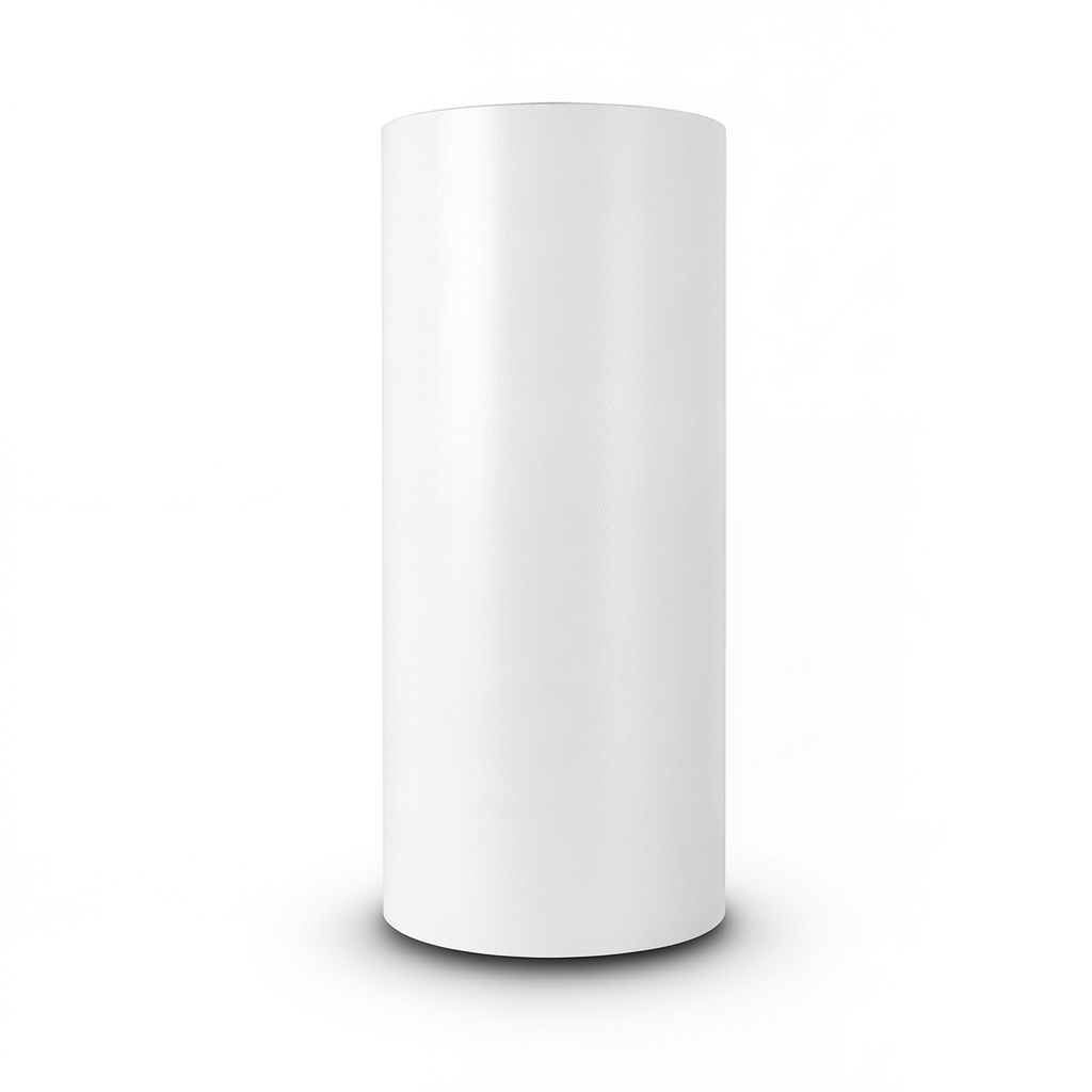 Plain Vinyl Wallpaper 15.6m x 106cm White Color