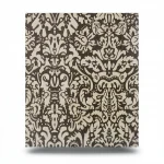 Italian Patterned Wallpaper, Size 10m×1.06m, dark brown with beige Color, Model 5829 