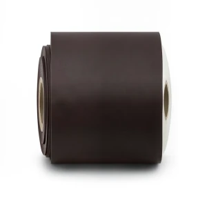 Plain Vinyl Wallpaper 15.6m x 106cm Dark Brown