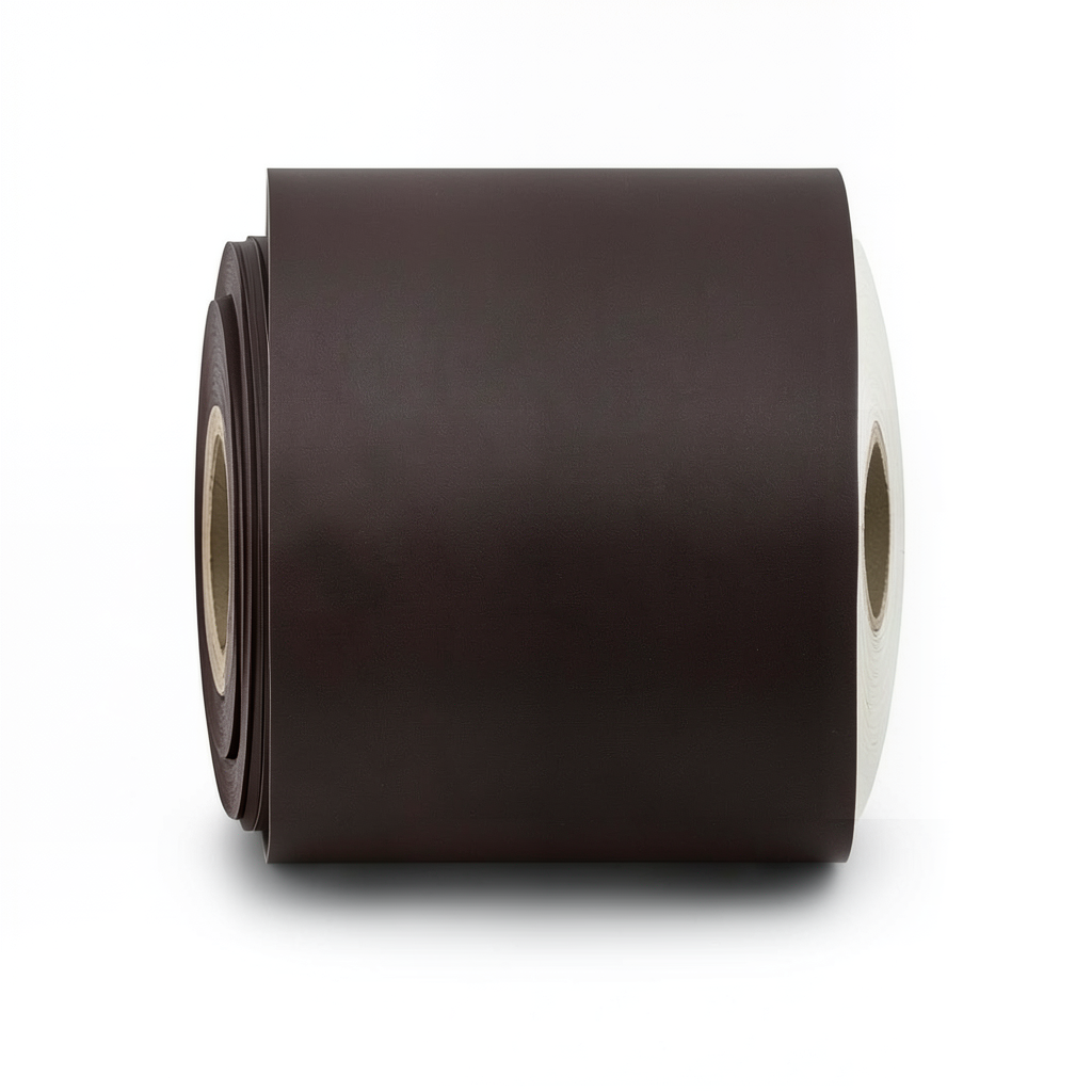 Plain Vinyl Wallpaper 15.6m x 106cm Dark Brown