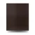 Plain Vinyl Wallpaper 15.6m x 106cm Dark Brown - Image 1