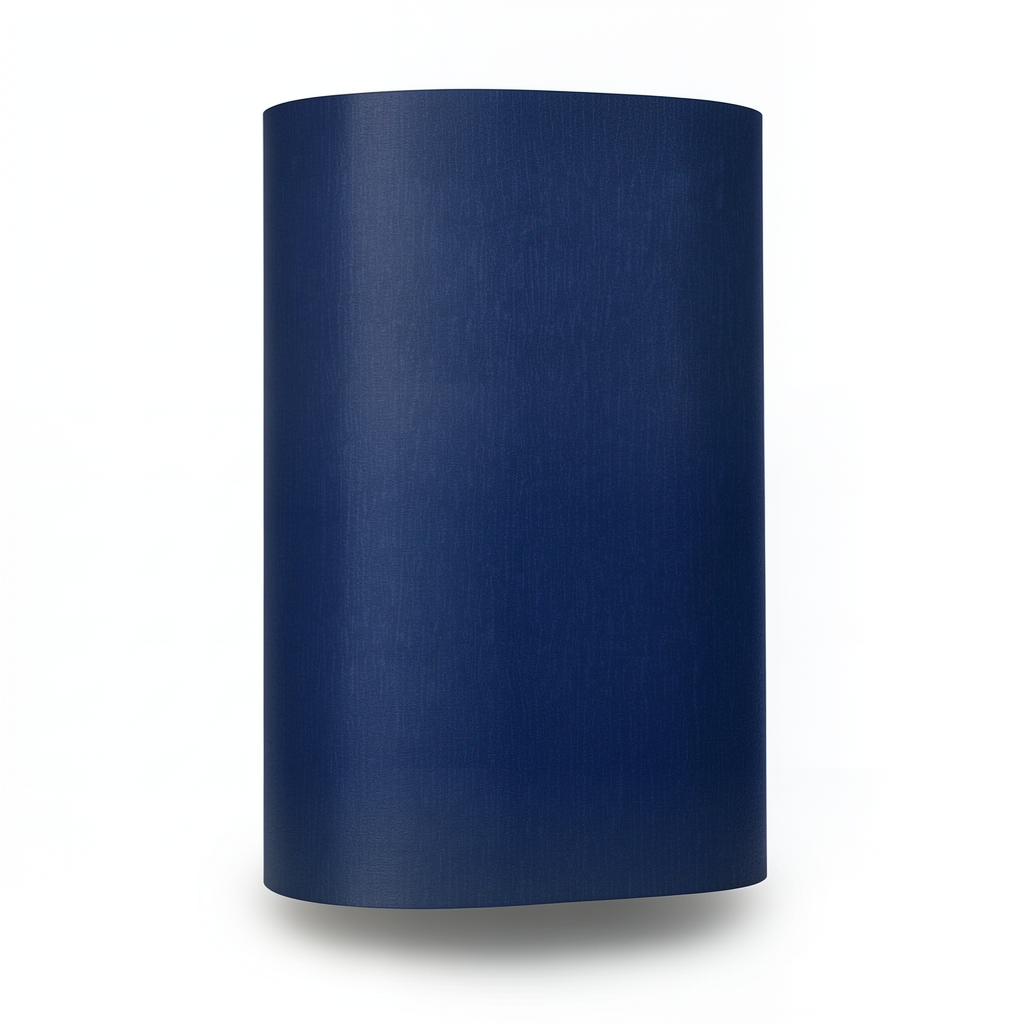 Plain Vinyl Wallpaper 15.6m×106cm Navy Blue