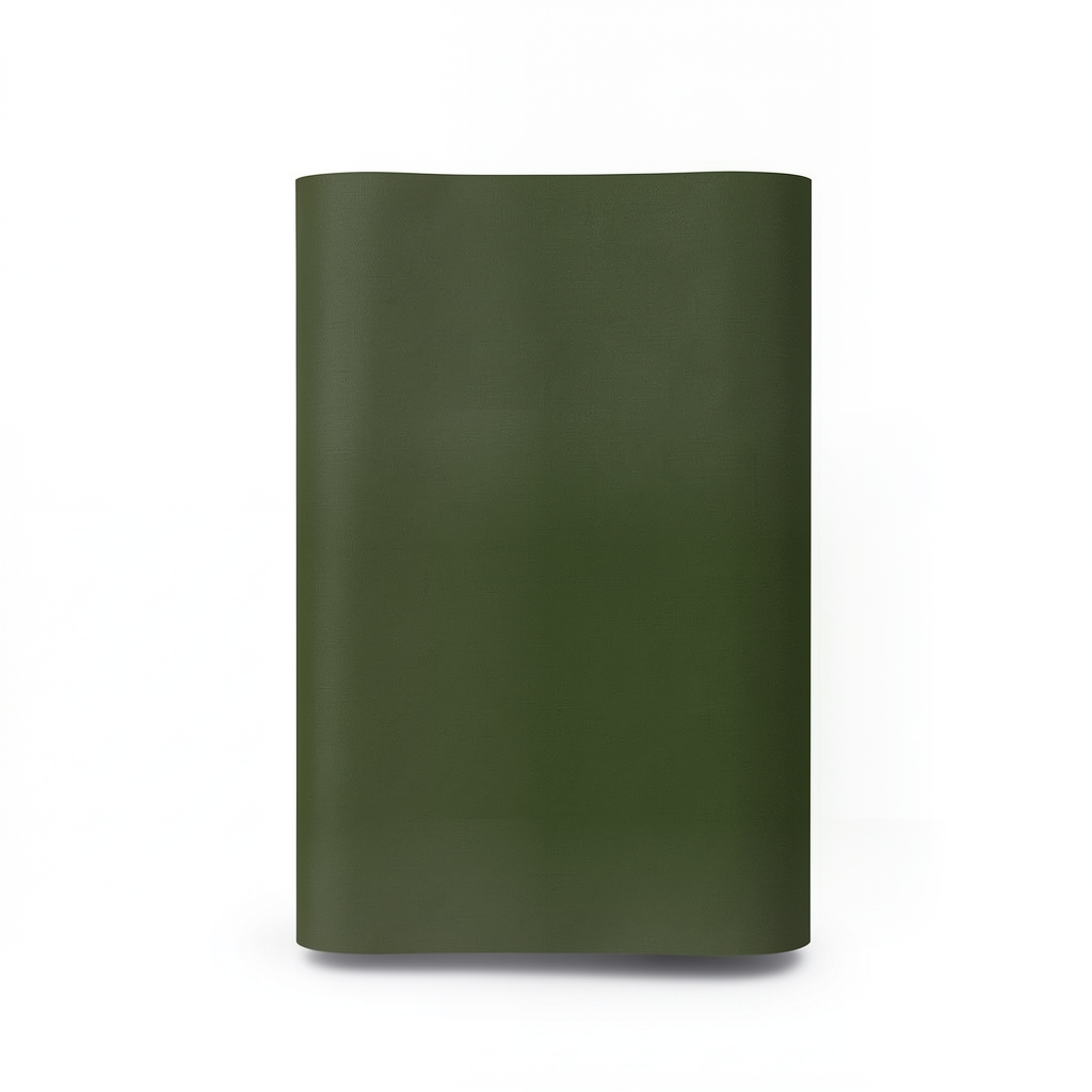 Plain Vinyl Wallpaper 15.6m×106cm Dark Olive Green