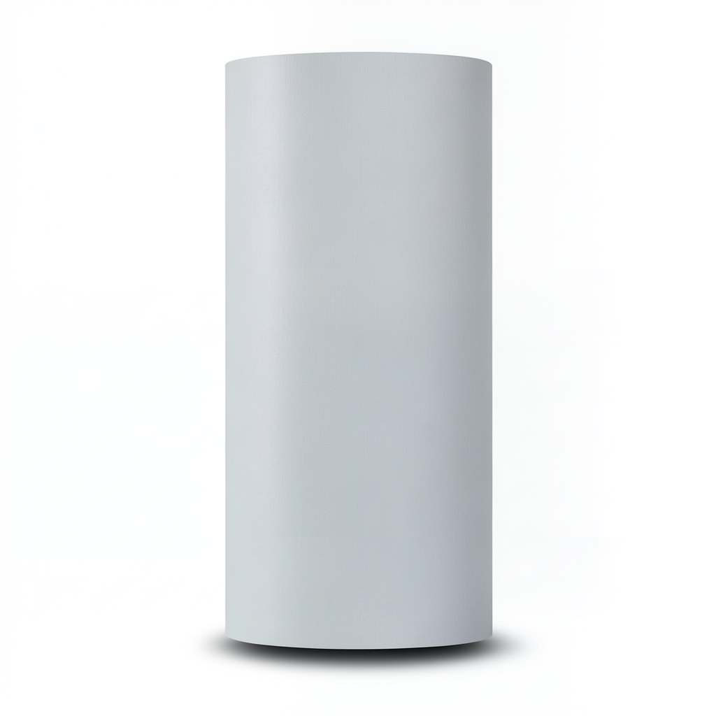 Plain Vinyl Wallpaper 15.6m Length, 106cm Width, Pastel Gray