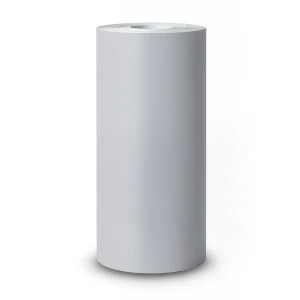 Plain Vinyl Wallpaper 15.6m Length, 106cm Width, Pastel Gray