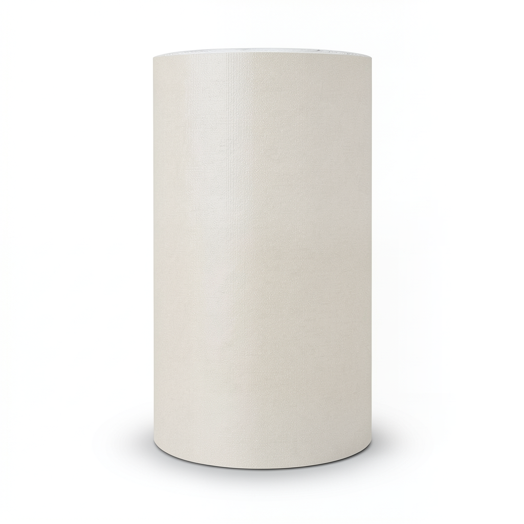 Plain Vinyl Wallpaper 15.6m×106cm Light Beige