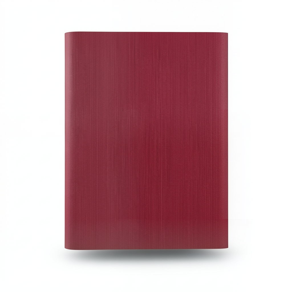 Plain Vinyl Wallpaper Length 15.6m Width 106cm Tuscan Arctic Red