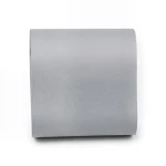 Plain Vinyl Wallpaper 15.6m Length 106cm Width Gray Color