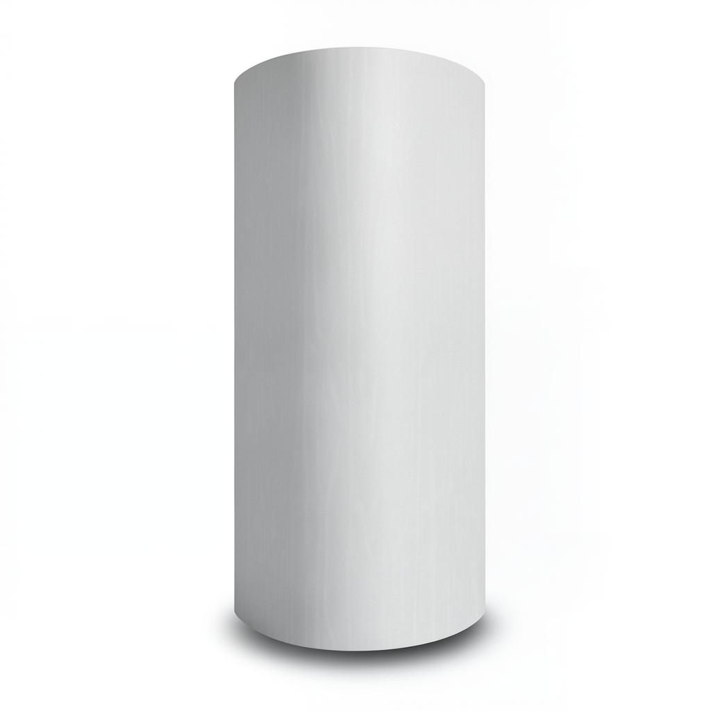 Plain Vinyl Wallpaper 15.6m Length, 106cm Width, Pastel Gray
